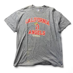 Mlb Men's Grey and Blue T-shirt